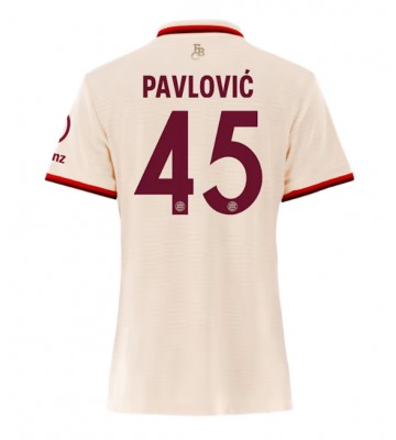 Bayern Munich Aleksandar Pavlovic #45 Tredjetröja Dam 2024-25 Kortärmad